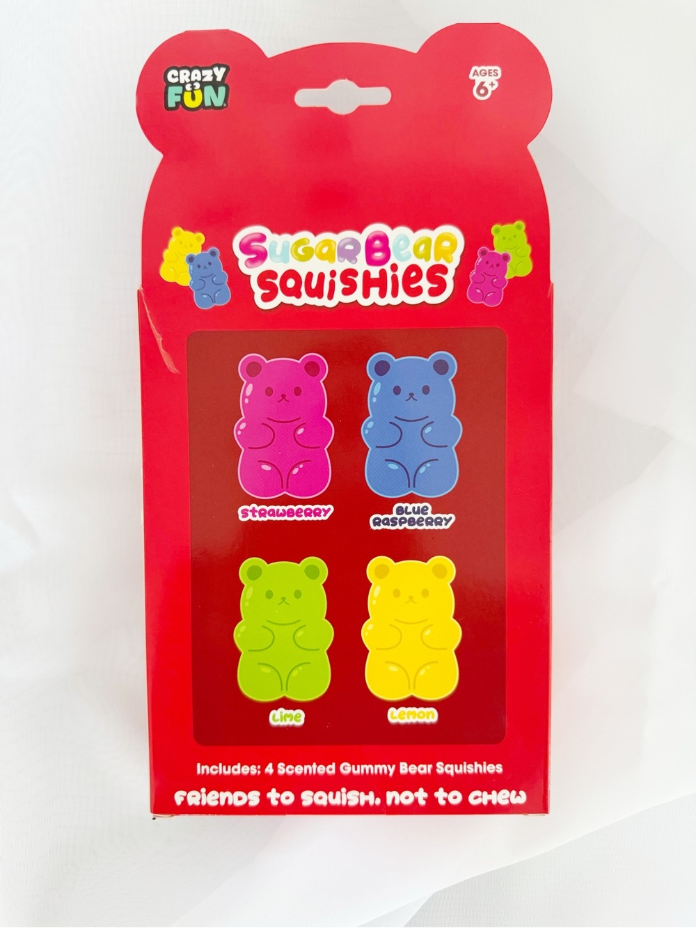 RMS Sugar Bear Squishies 4 Pack Scented Squishy Bears NEW Rare Viral Dumpling - Picture 3 of 4